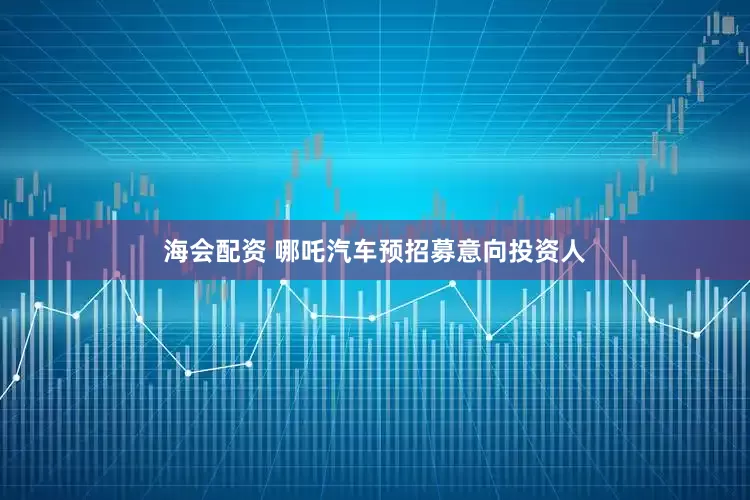 海会配资 哪吒汽车预招募意向投资人