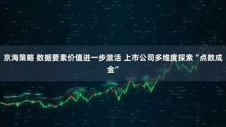 京海策略 数据要素价值进一步激活 上市公司多维度探索“点数成金”