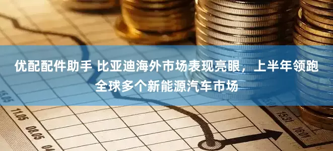 优配配件助手 比亚迪海外市场表现亮眼，上半年领跑全球多个新能源汽车市场