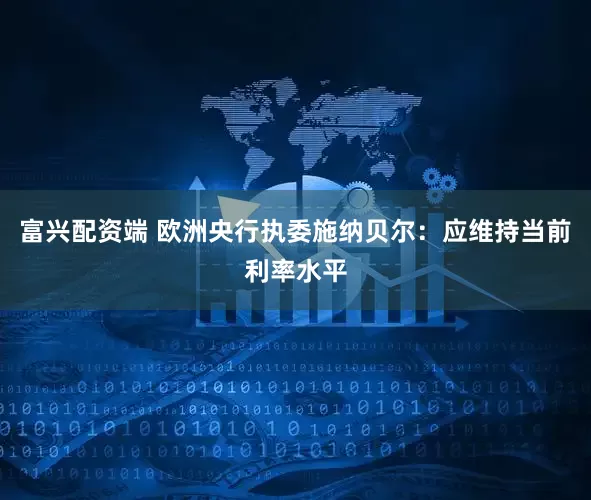 富兴配资端 欧洲央行执委施纳贝尔：应维持当前利率水平